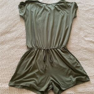 Women’s Olive Green One Piece Romper